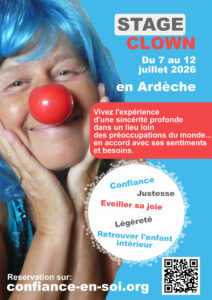 6 jours pour rencontrer nos clowns en Ardèche…et les lâcher!